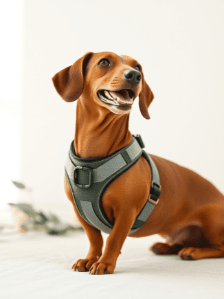 Sección de arnés PAWGLY para uso diario, pensado para comodidad y control